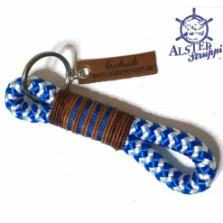 Schlüsselanhänger blau weiß Marke AlsterStruppi