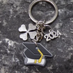 Schlüsselanhänger Doktor Abi Glückwunsch Glücksbringer  2024