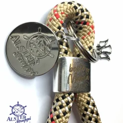 Schlüsselanhänger Echt-Silber 925 Ring - personalisiert