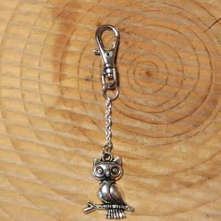 Schlüsselanhänger Eule personalisierbar mit Namen – Geschenk zur Einschulung & Kindergeburtstag