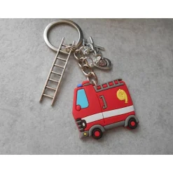 Schlüsselanhänger Feuerwehrauto ,  Freiwillige Feuerwehr, Feuerwehr,  DANKE SAGEN