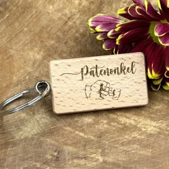 Schlüsselanhänger für die Patentante oder Patenonkel, Geschenk für den Adventskalender