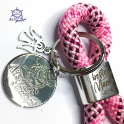 Schlüsselanhänger Geschenk zum Muttertag versilberter Slider - personalisiert ist möglich