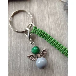 Schlüsselanhänger 'Glaube, Liebe, Hoffnung' mit Engelcharm