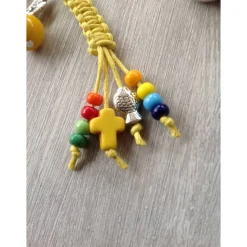 Schlüsselanhänger 'Glaube, Liebe, Hoffnung' mit Engelcharm