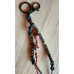 Schlüsselanhänger in Schwarz-Rot mit Motto - Arizona - Red Rock Country!