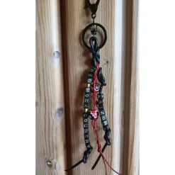 Schlüsselanhänger in Schwarz-Rot mit Motto - Arizona - Red Rock Country!