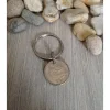 Schlüsselring mit einem 50-Pfennig Stück / Geschenk zum 50. Geburtstag / Jubiläum