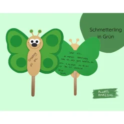 Schmetterling Einladung Bastelset | Einladung Schmetterling | Basteln mit Kindern Schmetterling | Basteln Schmetterling