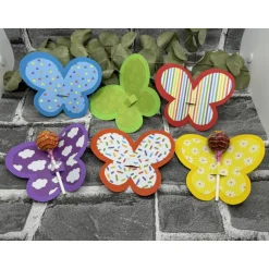 Schmetterling Lollihalter | Einladung zum Geburtstag | Tischdeko | Mitgebsel | Gastgeschenk | Handgemacht