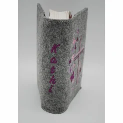 Schmetterling und Kreuz Gebetbuch Hülle Geschenk Kommunion Firmung Rosenkranz religiös personalisier