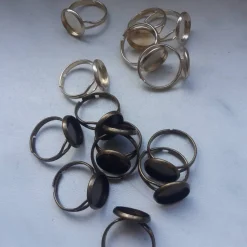 Schmuck Einhorn Gesicht Wimpern Ohrstecker, Ohrringe, Ohrhänger, Ringe, Haarspangen und Armbänder mit Cabochon