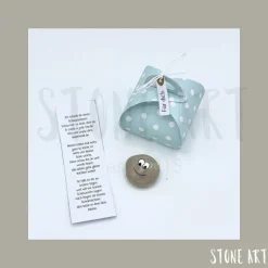 Schmunzelstein Trostspender Mutmacher Glücksbringer – Handgemachtes Geschenk & Mitbringsel