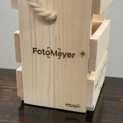 Schnapstasche natur, Schnapsträger, Geschenk, Flaschenträger,