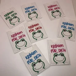 Schöne Gutscheinkartenhülle, Geschenkidee, EC Kartenhülle, Geldgeschenke Schrift grün