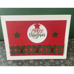 Schöne Karte Weihnachten, Nussknacker, Handarbeit mit Umschlag