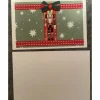 Schöne Karte Weihnachten, Nussknacker, Handarbeit mit Umschlag