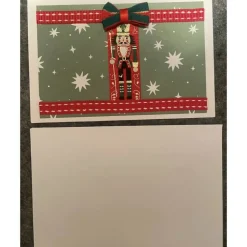 Schöne Karte Weihnachten, Nussknacker, Handarbeit mit Umschlag