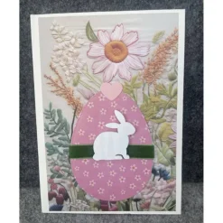 Schöne Osterkarte, Handarbeit mit Umschlag