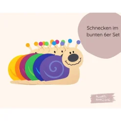 Schnecke Einladungskarte Bastelset  | Schnecken Geburtstag | Schnecke mit Haus