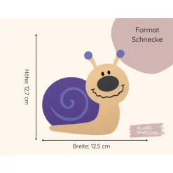 Schnecke Einladungskarte Bastelset  | Schnecken Geburtstag | Schnecke mit Haus