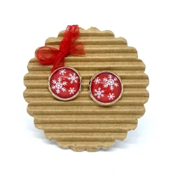 Schneeflöckchen Ohrringe - Weihnachtsgeschenk