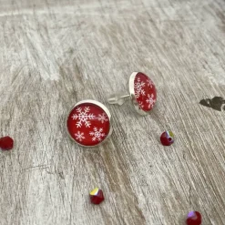 Schneeflöckchen Ohrringe - Weihnachtsgeschenk