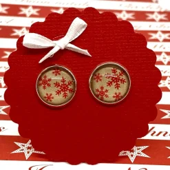 Schneeflöckchen Ohrringe - Geschenk für Mädchen