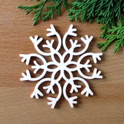 Schneeflocke Grönland aus Holz