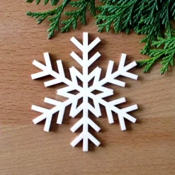 Schneeflocke Sibirien aus Holz