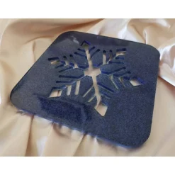 Schneeflocke Weihnachten Untersetzer Tischdekoration Fensterdekoration Weihnachtsdekoration aus Resin | Epoxidharz | Kun