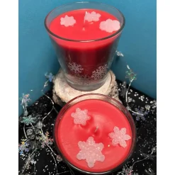 Schneeflocken Duftkerze