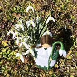 Schneeglöckchen - Jahreszeitentisch  - Frühling - Blumenkinder - Weihnachtsdeko