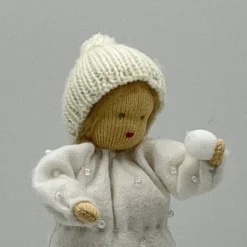 Schneejungen - Schneeball - Jahreszeitentisch  - Winter - Weihnachtsdeko