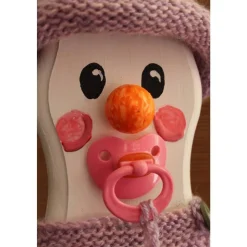 Schneemann BABY-GIRL SNOWMAN Geschenk  zur Taufe Geburt Mitbringsel zur Babyparty Kinderzimmerdeko