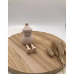 Schneemann Deko Figur aus 3D-Druck (PLA) mit Gelenkbeinen – Weihnachtsdekoration