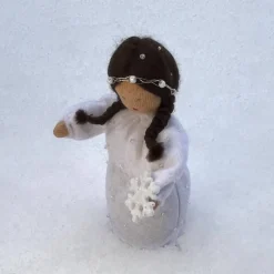 Schneemädchen - Schneeflöckchen - Jahreszeitentisch  - Winter - Weihnachtsdeko