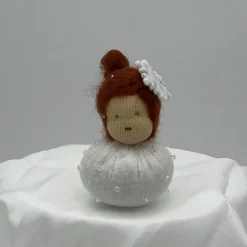 Schneemädchen Mini - Blumenkind - Jahreszeitentisch - Winter - Frühling