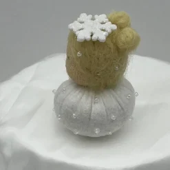 Schneemädchen Mini - Blumenkind - Jahreszeitentisch - Winter - Frühling