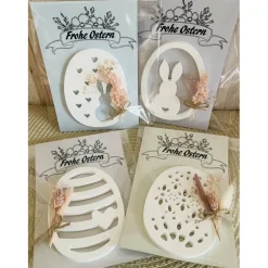 Schönes Mitbringsel mit Trockenblumen, handgemacht