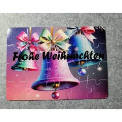 Schönes Puzzle mit einen netten Weihnachtsgruß.