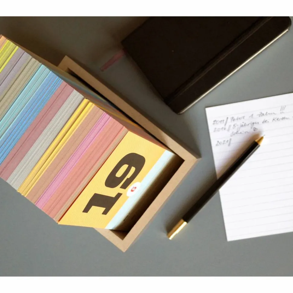 SCHÖNETAGEBOX – einzigartiges Geschenk: ein immerwährender Kalender zum Sammeln von gemeinsamen Erinnerungen