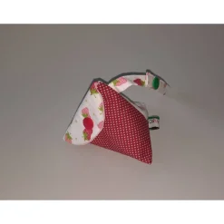 Schnullertasche mit Druckknopf, Pyramidentasche