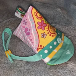 Schnullertasche mit Druckknopf, Pyramidentasche