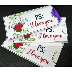 Schokihülle verliebter Drache