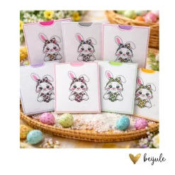 Schokohülle Hase mit Leoprint