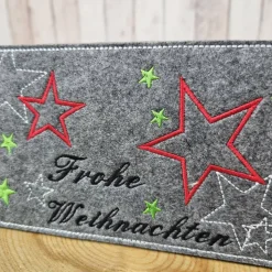 Schokoladenhülle aus Filz | Geschenkverpackung für Schokolade | Schokohülle Weihnachten | Nachhaltige Verpackung