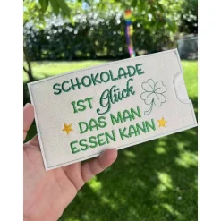 Schokoladenverpackung / Schokihülle / Besonderes Mitbringsel