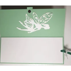 Schokoladenverpackung mit Kartenteil Elfe