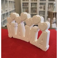 Schriftzug mit Herzen - MAMA - Muttertag - Geschenk -